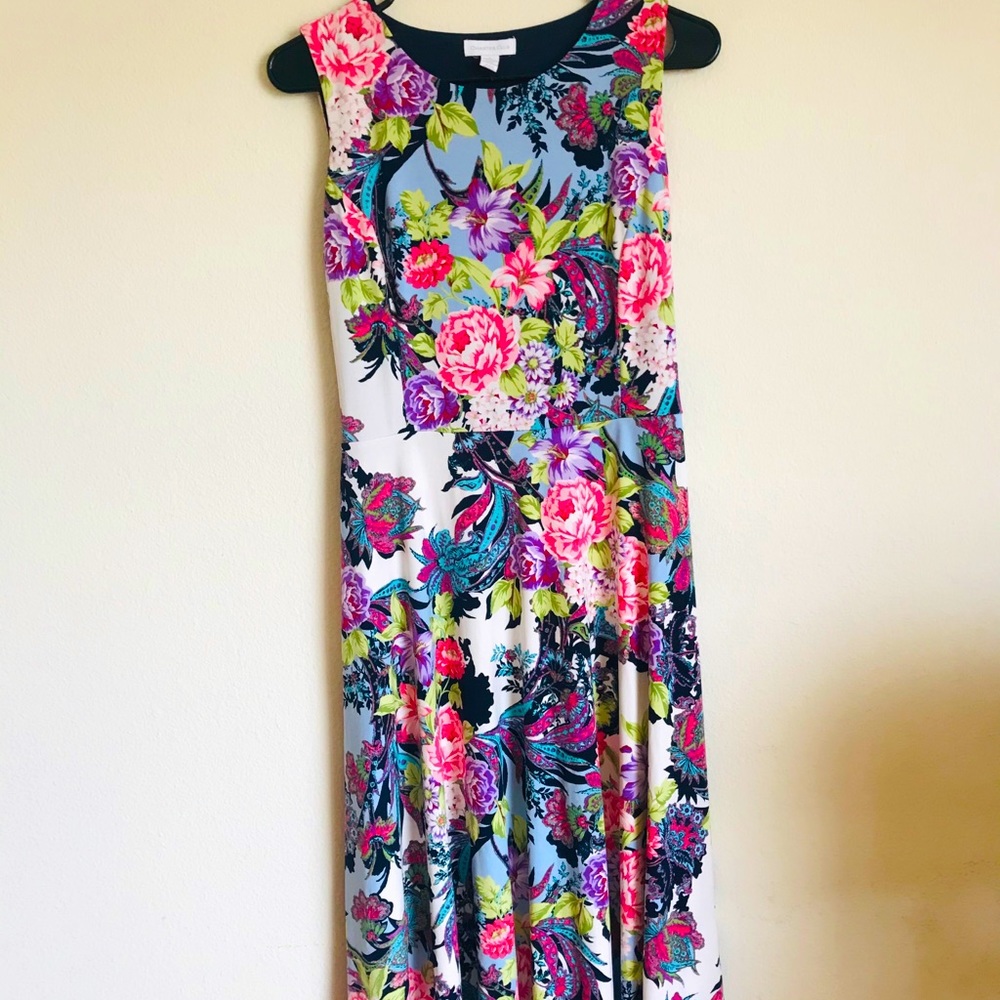 Charter Club Floral Belted Dress